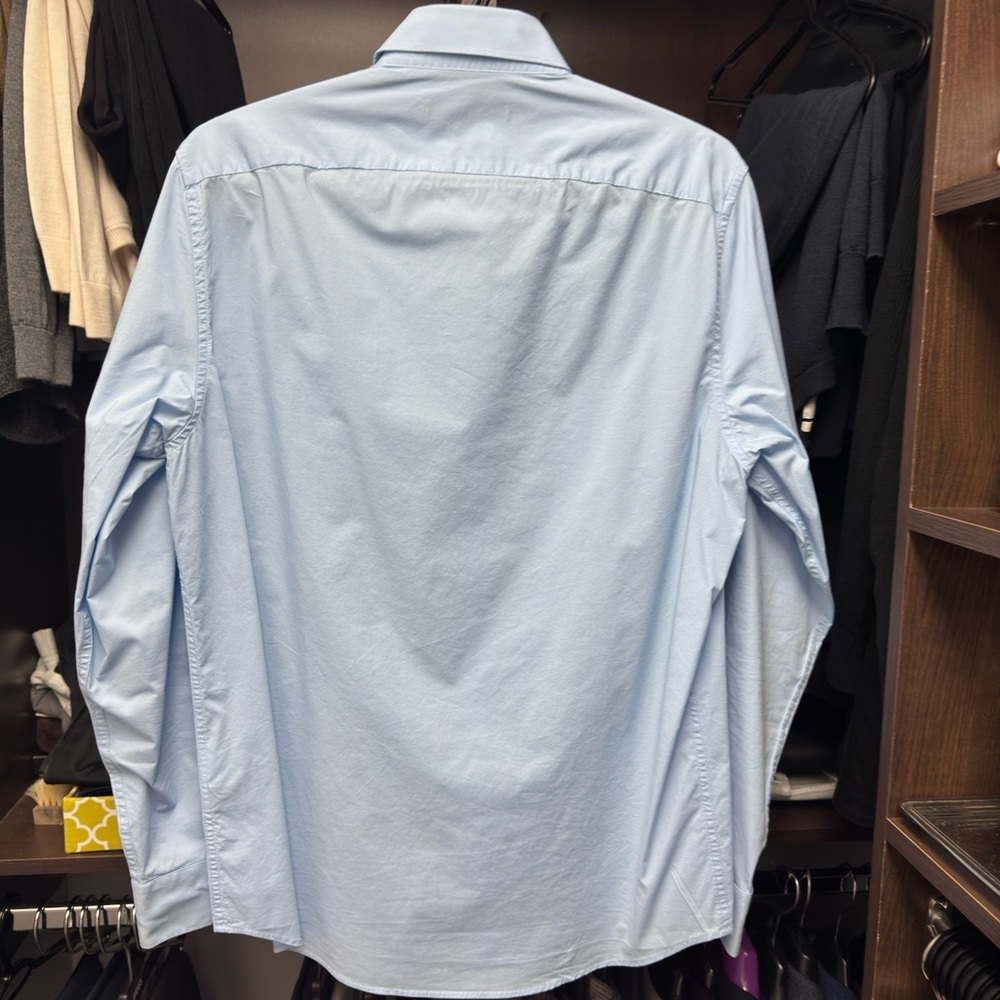 Roberto Cavalli Blue Cotton Dress Shirt - Picture 2 of 4